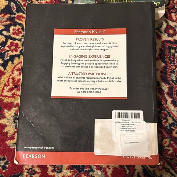 Art History Textbook - Volume 1 Fifth Edition - Picture 2 of 3